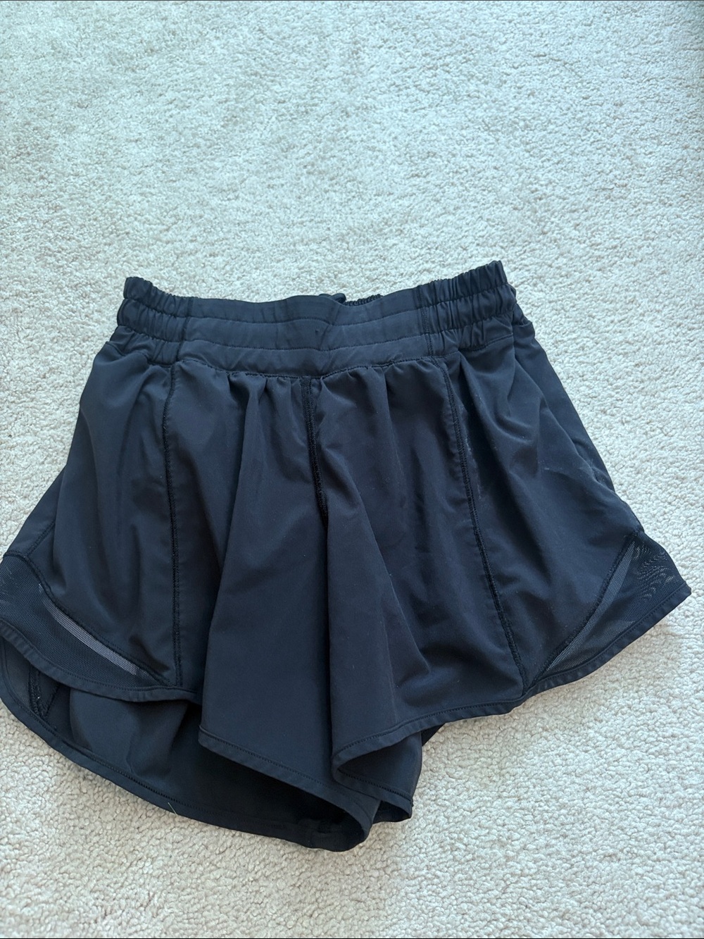lululemon athletica Black Layered Running Shorts